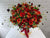 pureseed bk074 + Roses, Gerberas and Lace Flower + flower box