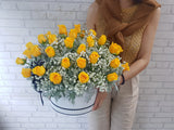 Flirty Yellow Roses Bouquet - BK019