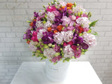 Blooming Hydrangea & Rose Flower Box - - BK077