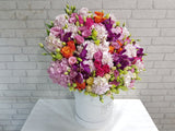 Blooming Hydrangea & Rose Flower Box - - BK077