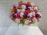 Blooming Hydrangea & Rose Flower Box - - BK077