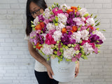 Blooming Hydrangea & Rose Flower Box - - BK077