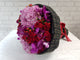 pureseed bq757 +Hydrangeas, Roses, Orchids and Red Berries + hand bouquet