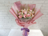 Blush Harmony Hand Bouquet - BQ761