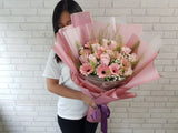 Blush Harmony Hand Bouquet - BQ761