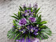 Purple Serenity Condolences Flower Stand - SY059