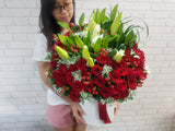 Unconditional Love 50 Rose Flower Box - BK073