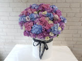 Mystical Eustoma & Rose Flower Box - BK076