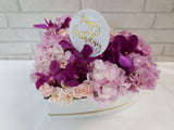 Heart shape Birthday flower box - BK964