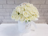 Elegant White Rose Box - BK080