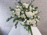 Delicate Hydrangeas Eustoma Flower Box - BK086