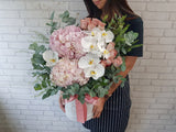 Phalaenopsis & Rose Flower Box - BK017