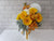 pureseed bk095 + gerbeas, ping pong, orchids, silver leaves + flower box arrangement