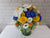 pureseed vs095 + Phalaenopsis Orchids, Eustomas, Hydrangeas, Roses and Gerberas  + vase arrangement