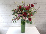Elegant Rose & Eustomas Mix Tall Vase - VS096