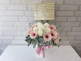 Gerbera & PingPong Chocolate Flower Box - BK096
