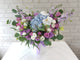 pureseed bk117 + Roses, Hydrangeas, Eustomas, Phalaenopsis Orchids, Matthiolas, Lace Flower and Silver Dollar Leaves + flower box