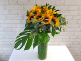 Golden Sunflower Vase - VS107