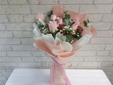5 Rose Admire U Hand Bouquet - BQ796
