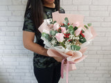 5 Rose Admire U Hand Bouquet - BQ796