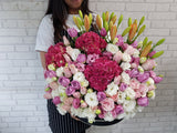 Lily Hydrangeas Flower Box - BK554