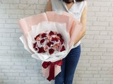 Cappuccino Rose Mix Hand Bouquet - BQ792