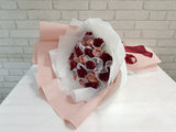 Cappuccino Rose Mix Hand Bouquet - BQ792