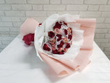 Cappuccino Rose Mix Hand Bouquet - BQ792