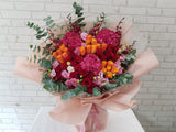 Stunning Rose Hydrangeas Standing Bouquet - BK127