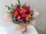 Stunning Rose Hydrangeas Standing Bouquet - BK127