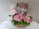 pureseed nb180 + Hydrangeas, Eustomas with Bunny Soft Toy and baby clothing set + newborn collection