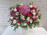 Lively Tulip Roses Flower Box- BK130