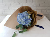 Simple Blue Hydrangea Hand Bouquet - BQ811