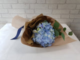 Simple Blue Hydrangea Hand Bouquet - BQ811