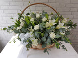 Delight Lily Rose Flower Basket - BK963