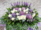 Violet Serenity Condolences Flower Stand - SY206