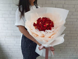 Night Out Red Rose Hand Bouquet - BQ812