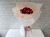 Night Out Red Rose Hand Bouquet - BQ812