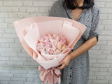 Pinky Rose Flower Bouquet - BQ813