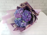 Serene Purple Hydrangea Hand Bouquet - BQ818