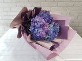 Serene Purple Hydrangea Hand Bouquet - BQ818
