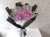 Pink Gradient Baby Breath Hand Bouquet - BQ820