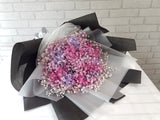 Pink Gradient Baby Breath Hand Bouquet - BQ820