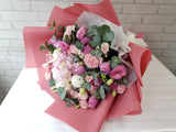 Gorgeous Pink Theme Hand Bouquet - BQ815