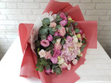 Gorgeous Pink Theme Hand Bouquet - BQ815