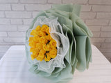 Lacey Yellow Rose Hand Bouquet - BQ819