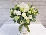 White Eustomas Flower Box - BK148