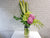Elegant Hydrangeas & Anthurium Tall Vase - VS119