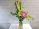 Elegant Hydrangeas & Anthurium Tall Vase - VS119