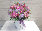 Tulip & Hydrangeas Flower Box - BK138